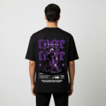 Drop Shoulder Reaper Soul Cage T-Shirt – Gothic Streetwear Oversized Tee - Image 2
